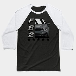 Grey M4 F82 Baseball T-Shirt